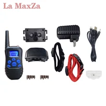 

LA MazZa Dog Training Collar Barking Device Dog Training Barking Device LCD Display Pet Dog Remote Electric Shock Remote Control