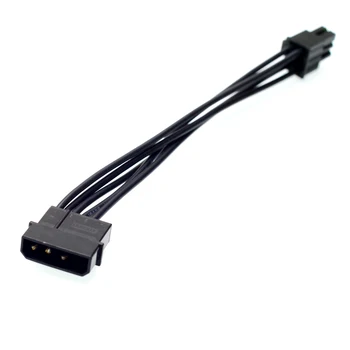 

16AWG 6Pin to 4Pin Molex Power Supply Cable Graphics Card Power Port to D Plug Converter Cable for nVidia ATI AMD video card