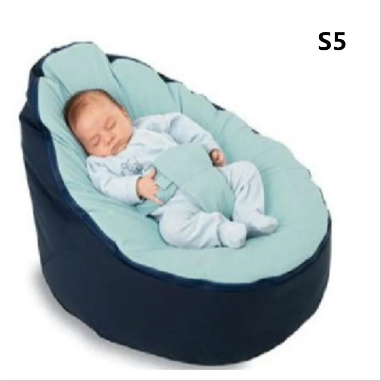 Just a Skin! 2018 Renew Baby Bean Bag Creative Newborn Lazy Sofa Baby Seat Chair Bed for Newborn (No filler) Drop Shipping