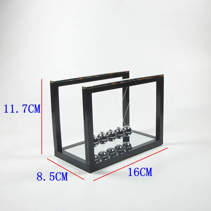 Новинка, металлический шар Ньютона с зеркалом, маятник, качели, шары, Newton'sbilliard, настольный шар, ремесло, подарок, украшение, бампер, шар