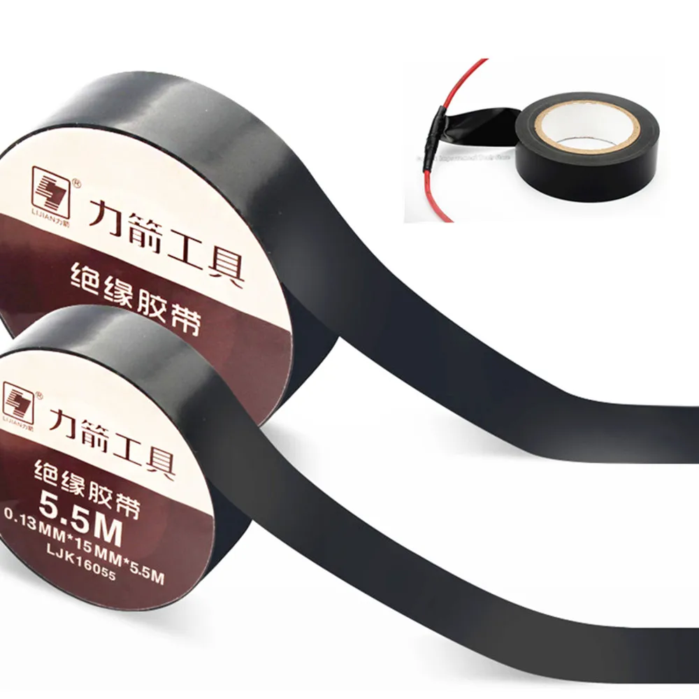 LIJIAN 5/10m Length Quality PVC Electrical Insulation Tape For 600V