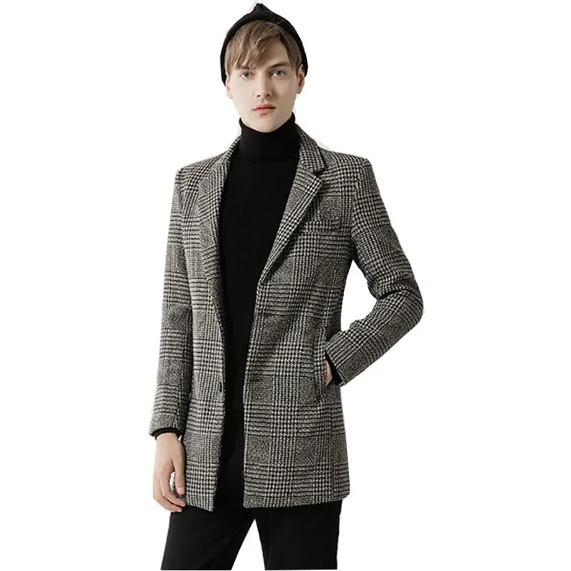 2018 New Arrival Autumn Jacket Trench Coat Men Brand Clothing Fashion