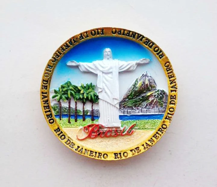 Magnete Frigorifero San Paolo Brasile 3D In Legno – Souvenir Turistico, Decorazione Casa E Cucina, Regalo Originale