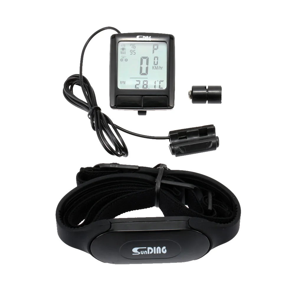 LCD Backlight Cycling Bike Bicycle Computer Odometer Speedometer with