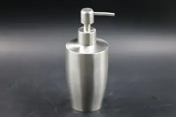 

1pc 400ml 304 stainless steel bottle circular liquid soap dispenser shower shampoo dispensers ke 1489
