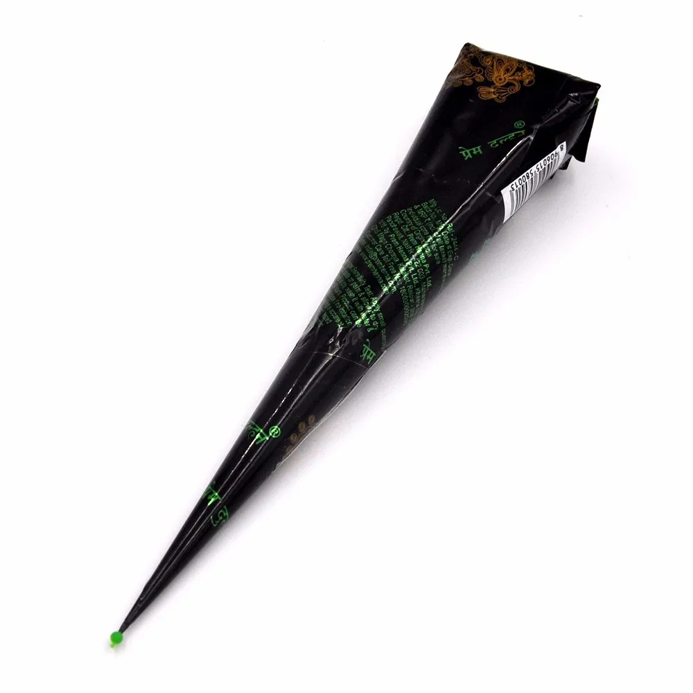 1 Piece Brown Color Henna Paste Cone Beauty Body Paint Temporary Tattoo Drawing Natural Indian Plant Pigment Henna Paste 28g New (2)