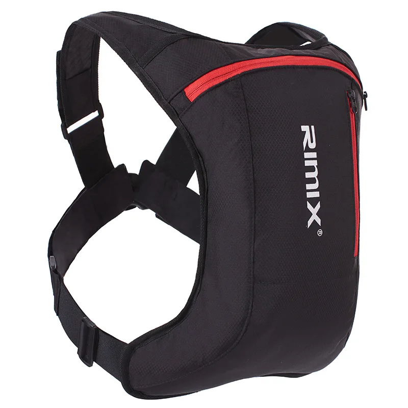 Наружная Спортивная походная сумка, рюкзак для верховой езды, плечи, перезаряжаемая светящаяся Светоотражающая безопасная воздушная сумка и беговая Беговая XB - Цвет: black