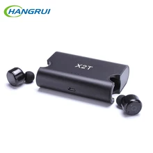 Модные X2T USB Bluetooth наушники мини Беспроводной гарнитуры с загрузочной коробки HiFi звучит Bluetooth наушники Fone де ouvido