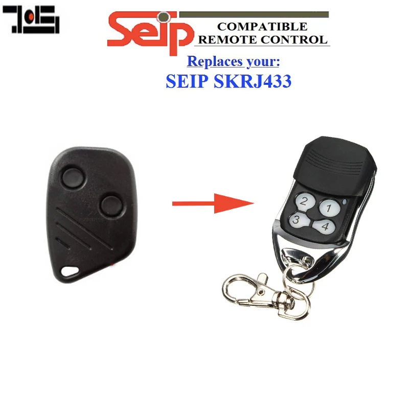Для SEIP SKRJ433 Замена дистанционного управления плавающий код 433,92 МГц