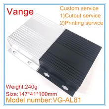 1 шт./партия прессованная форма сплит-корпус 147*41*155 мм 6063-T5 алюминиевый корпус для проекта настенный модуль печатной платы