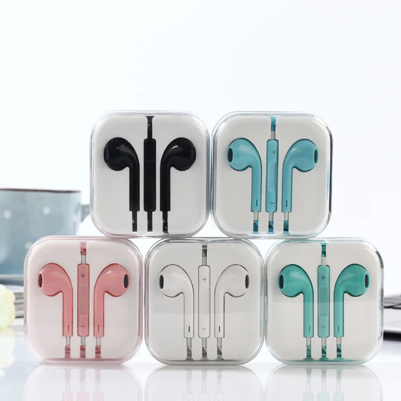 

Crystal earphone Universal 3.5mm Wired small earphone in-ear earbuds Traveling headset with Microphone for Android MP3