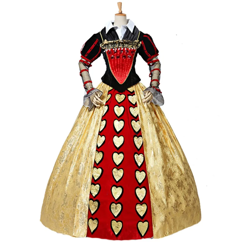 костюм королевы алиса в стране чудес. костюм королевы червей из алисы в стране чудес. костюм королевы из алисы. красная королева алиса костюм. костюм червовой королевы.