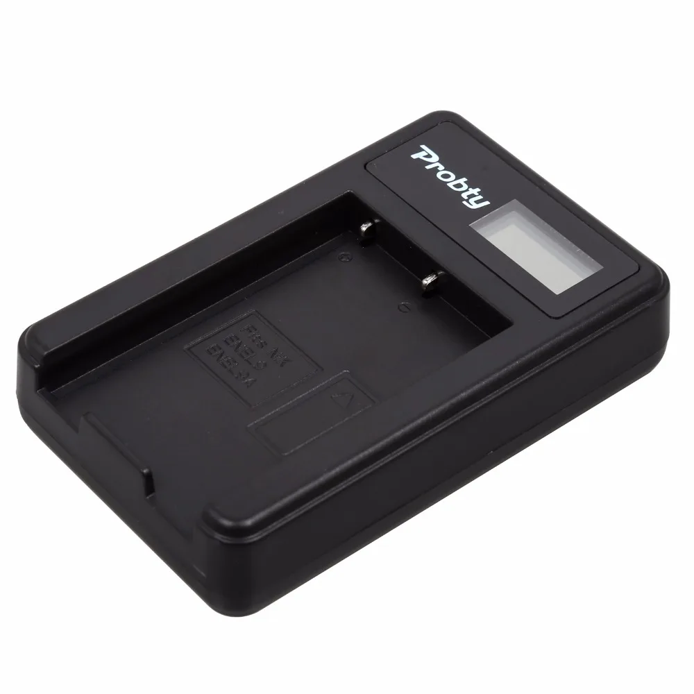 Зарядное устройство Probty с ЖК дисплеем и USB портом для зеркальных камер Nikon D3000 D5000