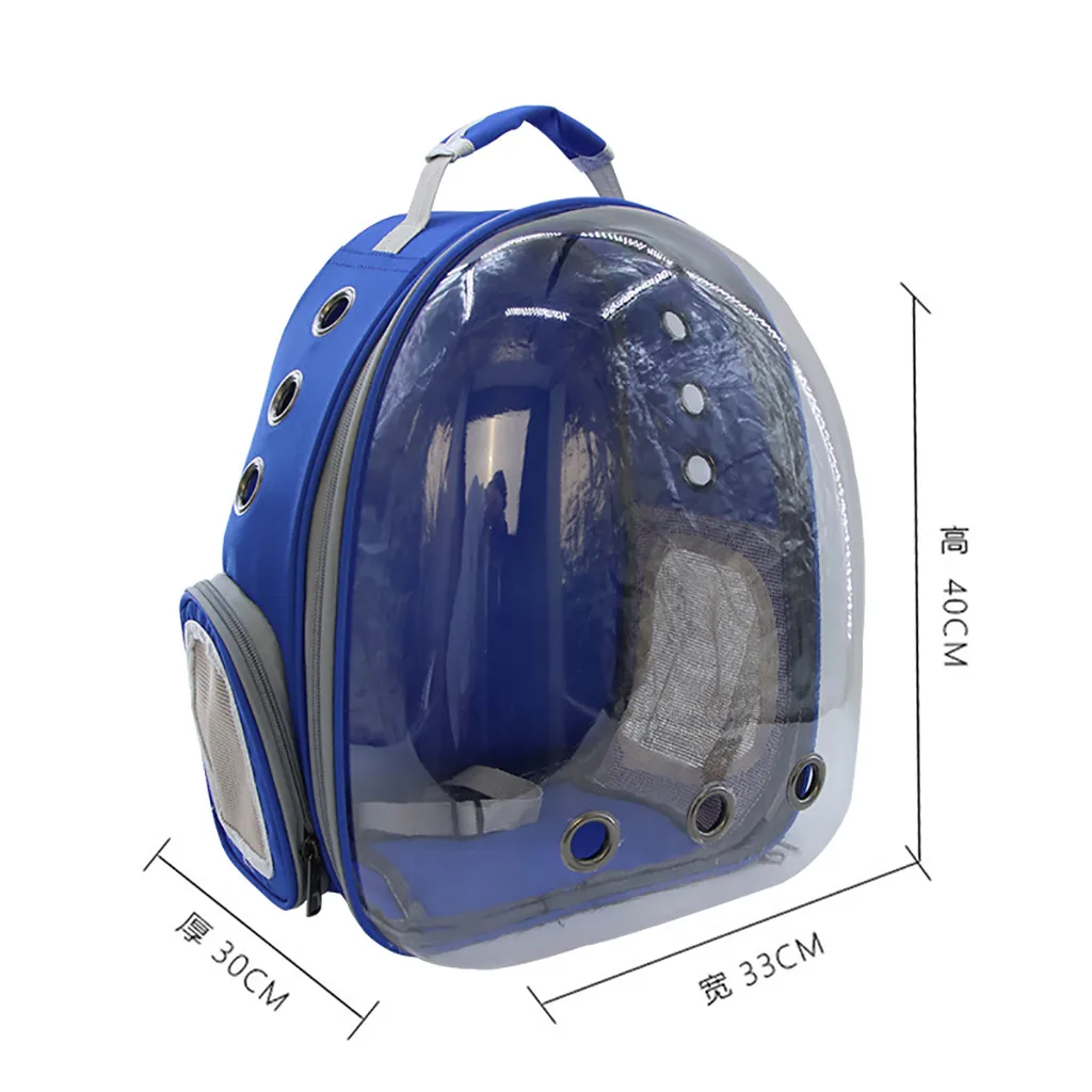 Дышащая переносная сумка-переноска для домашних животных, для путешествий, для собак, кошек, сумка, прозрачное пространство, рюкзак для домашних животных, для переноски котенка, клетки#20