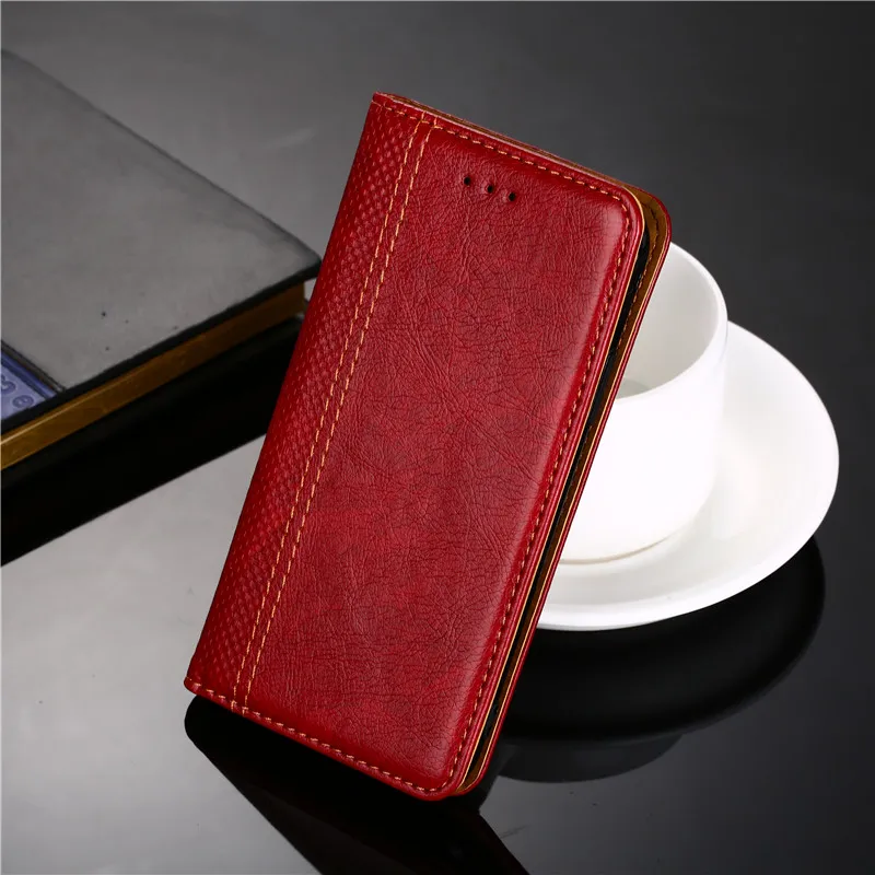 Luxury Leather Flip Phone Case - Elegant Protective Cover