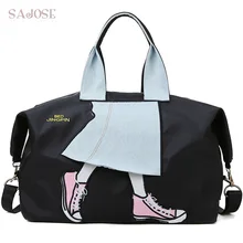 Повседневные сумки-тоут, женская сумка Оксфорд, высокое качество, дизайнерская, для путешествий, женская сумка на плечо, модная, мультяшная, вместительная сумка-мессенджер