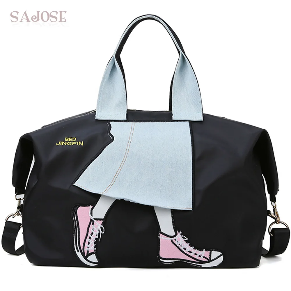 

Casual Tote Bags Women Oxford Handbag High Quality Designer Travel Lady Shoulder Bag Fashion Cartoon High Capacity Messenger Bag