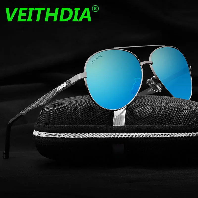 

VEITHDIA Original Brand HD Polarized Sunglasses Men Driving Goggles Mirror Male Aluminum Magnesium Frame Sun Glasses Eyeglasses