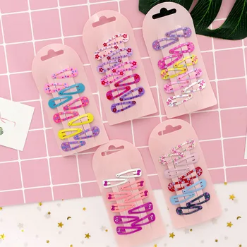 

10 PCS Colorful Bow Hairpins Hair Barrettes Children Accessories Cute Baby Girls Headwear Hair Clip