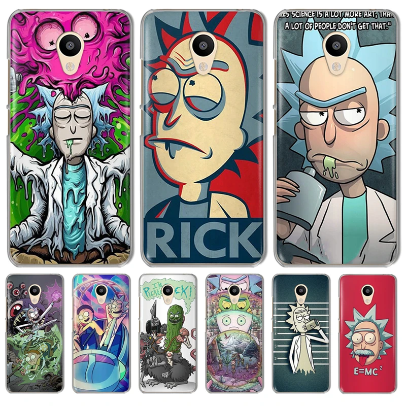 

Luxury Rick And Morty Phone Case Cover For Meizu M3S M3 Note M5 M5S M5C M6 U10 U20 Pro 6 16th M6 Soft TPU Silicone Shell capa