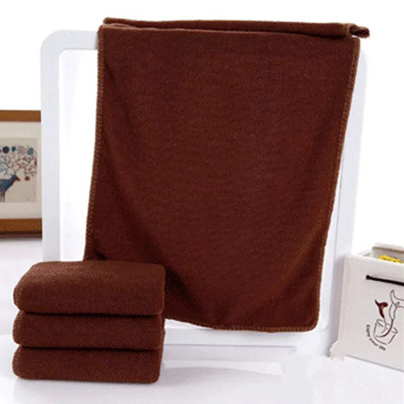 High Quality Microfiber Face Absorbent Soft Towel Coffee Practical Car