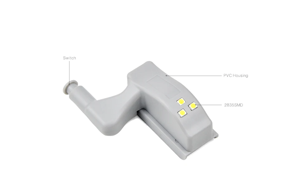 Светодиодный светильник под шкаф, универсальный кухонный светильник, Автоматическое включение/выключение, светодиодный Armario, внутренняя
