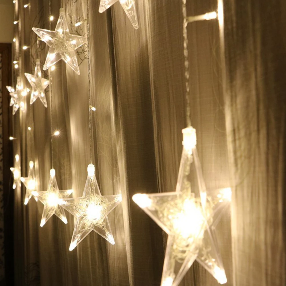 Светодио дный светодиодная Рождественская гирлянда Fairy Light Starlight Украшения световые гирлянды фестивальное освещение подключаемый пульт