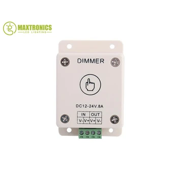 

LED Light Touch Dimmer Brightness Adjustable Control 8A DC 12V-24V LED Strip Light max 192w