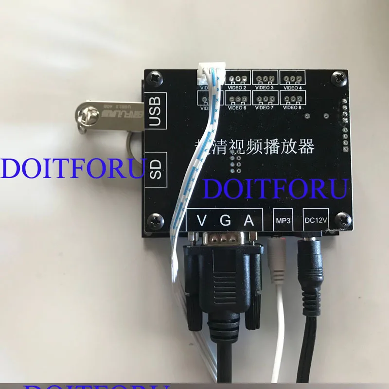 New Escape room  Projectors and ic card props find ic card active projector got video information clue escape chamber room game  (1)