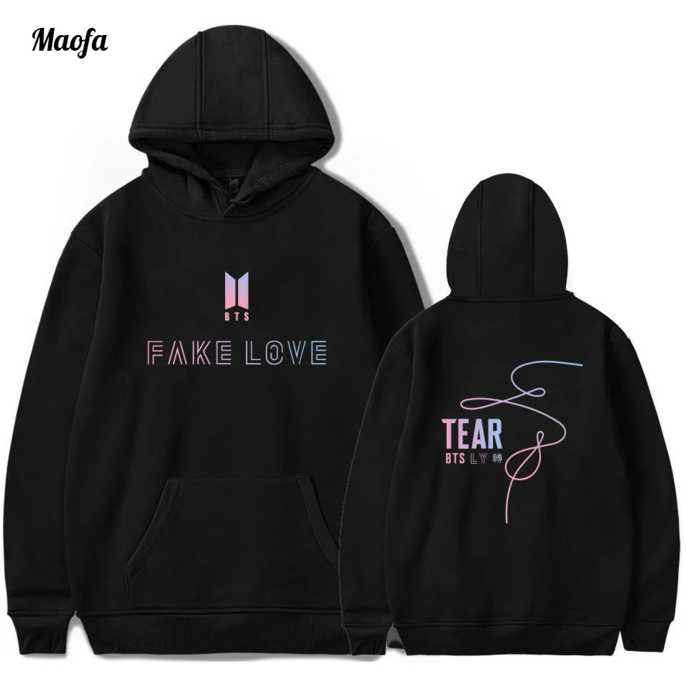 

harajuku Kpop BTS Hoodies For Women Men Bangtan Letter Printed Fans Supportive BTS Album Hoodie Moletom korean sweatshirt