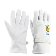 Рабочие перчатки из воловьей кожи для водителей мотоциклов, садоводства, строительства бензопилы, защитные перчатки для мужчин и женщин