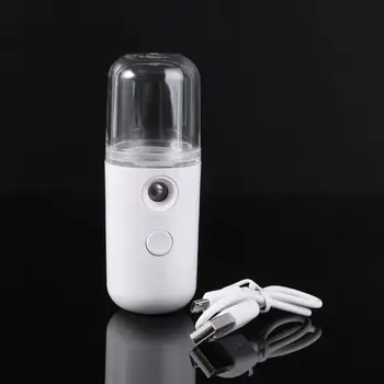 

Portable USB Rechargeable Nano Humidifier Cooling Mist Sprayer Nano Facial Steamer Beauty Device