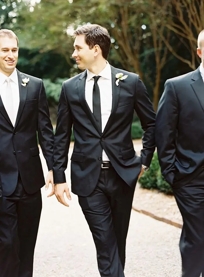 Latest Coat Pant Designs Black Formal Custom Wedding Suits For Men Slim 