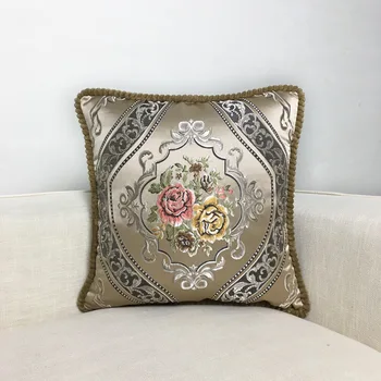 

Hot Sale 1pcs 48CM Size European Style Cushion Cover And Pillow Case For Office Chair Back Cushion Sofa Throw Pillow TSU013