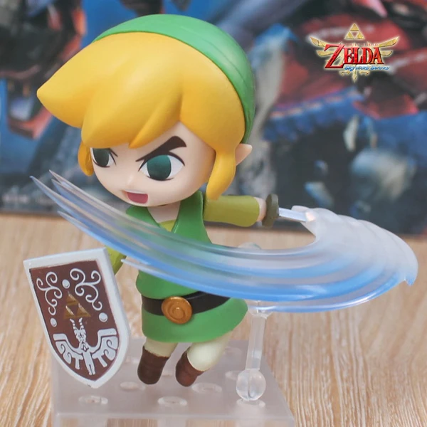 Legend of Zelda Link изображение Zelda Wind Waker HD no densetsu kazeno Takt Q Nendoroid 413 10 см ПВХ Модель Фигурки ринкедо