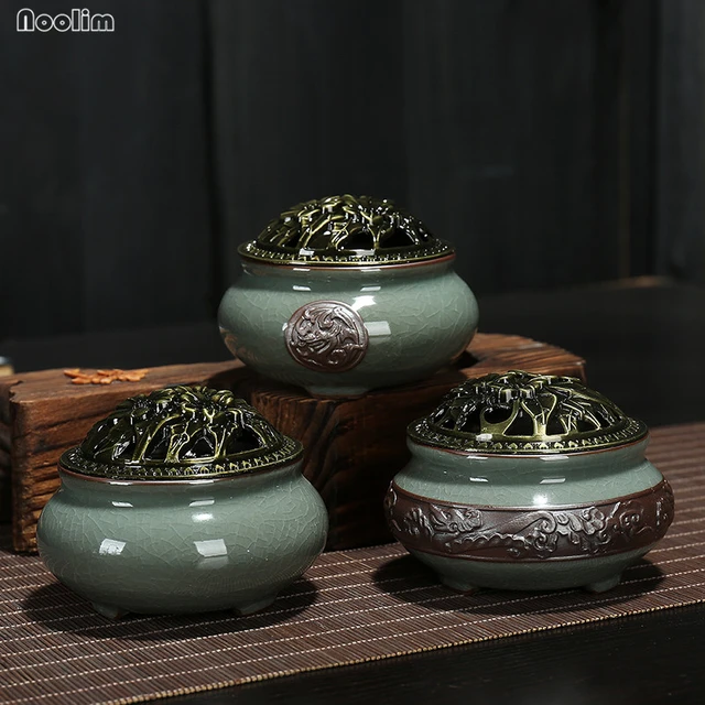 Objet décoratif Ceramic Purple Sand Zen Buddha Hand Sandalwood Backflow  Incense Burner Decor XSL90502630B_kit5205 - Cdiscount Maison