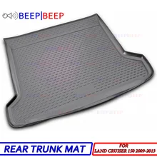 Для Toyota Land Cruiser Prado 150 2009-2013 автомобильный коврик для багажника iner boot cargo лоток пол ковер загрузки задний Стайлинг украшение