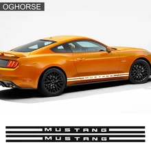 ^^Best Offers Car Styling Rally Kit Racing Stripes Vinyl Decal Graphic Body Door Side Skirt Stickers for Ford Mustang 2015-2019 Accessories ^^Best Offers Car Styling Rally Kit Racing Stripes Vinyl Decal Graphic Body Door Side Skirt Stickers for Ford Mustang 2015-2019 Accessories