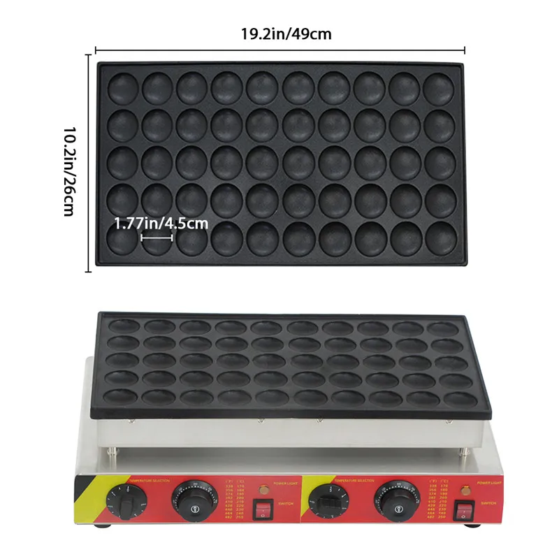 Commercial Electric Non Stick Muffin Waffle Maker Machine Cupcake Making Professional Bread Baking Cooking Tools   USUKEU Plug (3)