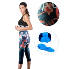 ILPALADINO Женские тайтсы велосипедные MTB велосипед 3/4 шорты-капри горные велосипедные брюки спортивная одежда