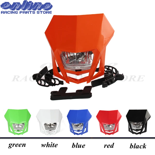 Universal Dual Sport Motorcycle Headlight Dirt Bike Head Lamp Motocross