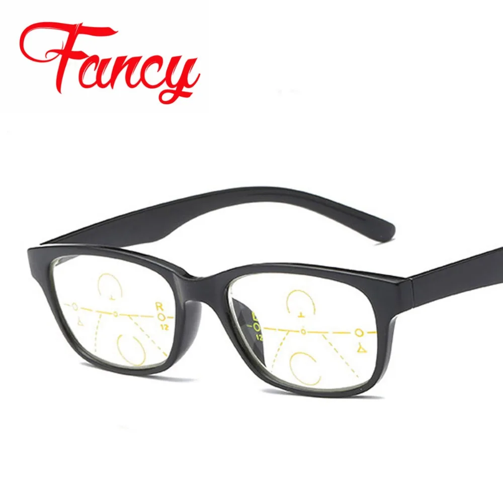 

Progressive multifocal reading glasses Women Mens glasses transition lens high quality TR90 Frame Eyeglasses With Diopter+1+1.5