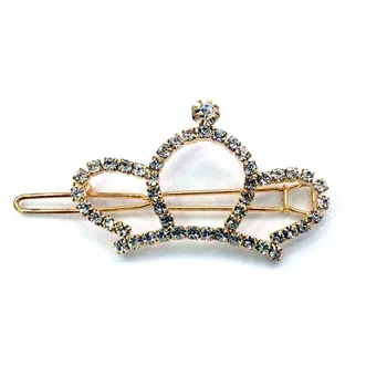 

New silver or gold rhinestone crown tiara charm fashion hairgrips headwear ornament jewelry accessories 120pcs lot