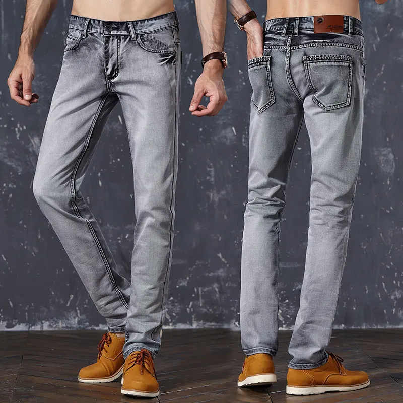 grey jeans mens straight
