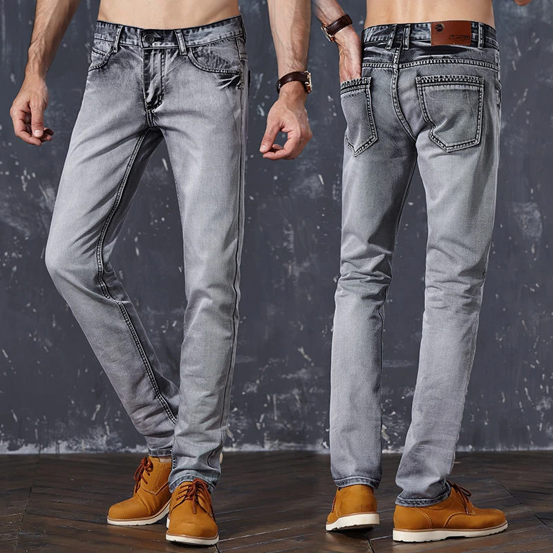 mens jeans dark grey