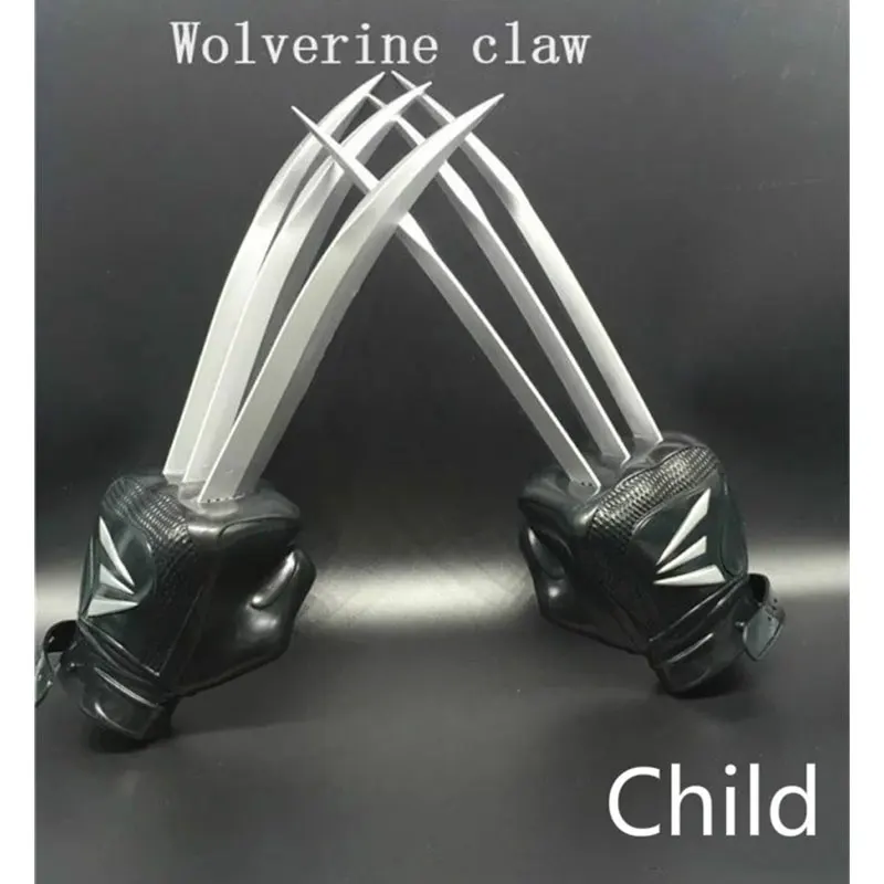 

Wolverine Claws Glove Cosplay Anime X-man Action Figure Movie Character Collection Models with Box Halloween Props