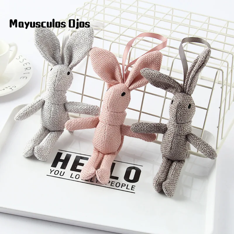 

1PC New Wishing Rabbit Bouquet Doll Keychain Burst Plush Toy Pendant Keychain