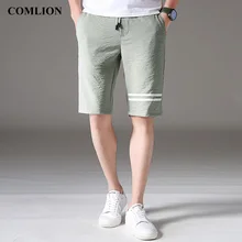 Для мужчин s летние хлопковые шорты в стиле кэжуал Для мужчин модный бренд воздухопроницаемые пляжные шорты Шорты Фитнес короткие брюки Masculino плюс Размеры C13