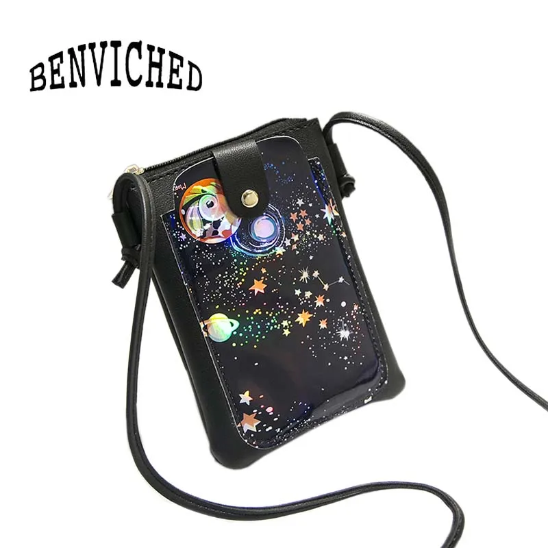 

BENVICHED Small bag summer women 2019 new Korean version fashion bag print simple single shoulder slanting Mini Satchel bag f003
