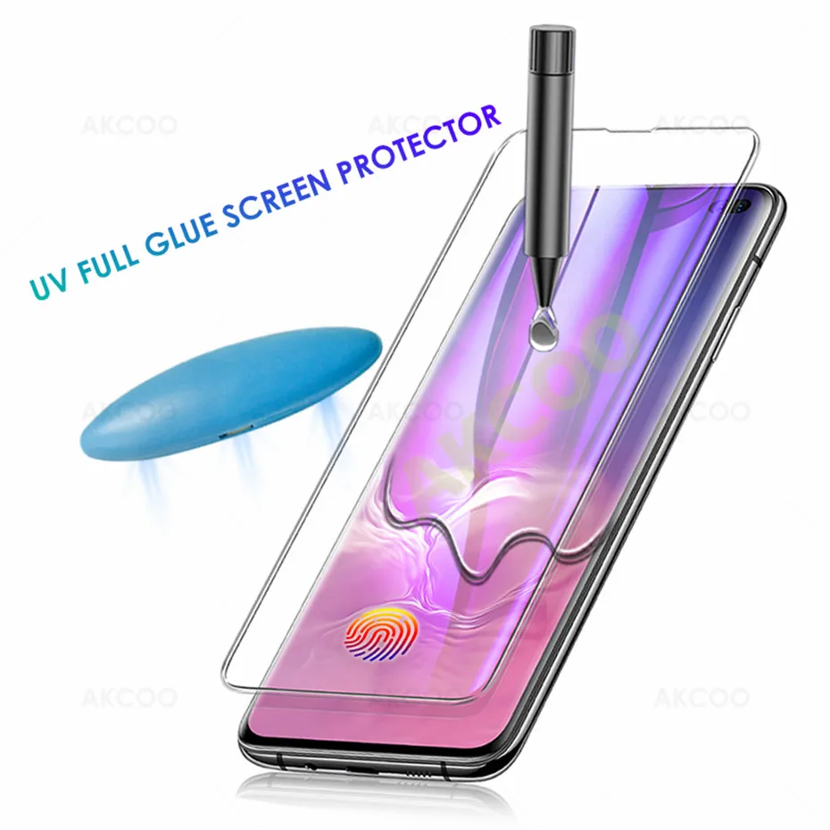Akcoo S10 Plus, Защитное стекло для экрана с защитой глаз, защита от синего излучения, УФ-защита для экрана для samsung S8 9 note 8 9, пленка для экрана